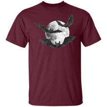 Load image into Gallery viewer, BAT UNDER MOON HALLOWEEN T-SHIRT
