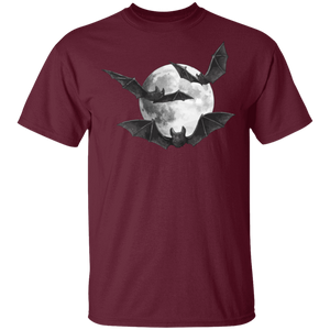 BAT UNDER MOON HALLOWEEN T-SHIRT