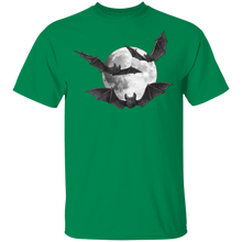 Load image into Gallery viewer, BAT UNDER MOON HALLOWEEN T-SHIRT
