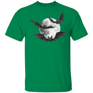 BAT UNDER MOON HALLOWEEN T-SHIRT