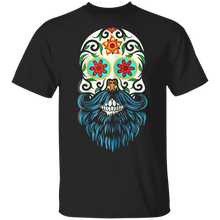 Load image into Gallery viewer, Day Of The Dead Bearded Sugar Skull Halloween Costume Shirt
