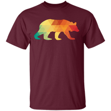 Load image into Gallery viewer, Bear geometric Rainbow Color T-Shirt
