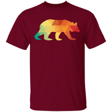 Load image into Gallery viewer, Bear geometric Rainbow Color T-Shirt
