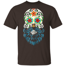 Load image into Gallery viewer, Day Of The Dead Bearded Sugar Skull Halloween Costume Shirt
