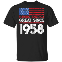 Load image into Gallery viewer, 61th Birthday Gifts Making America Great Since 1958 Shirt
