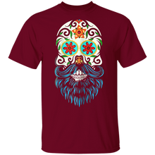 Load image into Gallery viewer, Day Of The Dead Bearded Sugar Skull Halloween Costume Shirt
