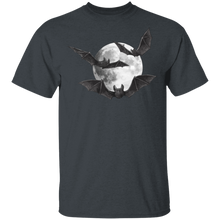 Load image into Gallery viewer, BAT UNDER MOON HALLOWEEN T-SHIRT
