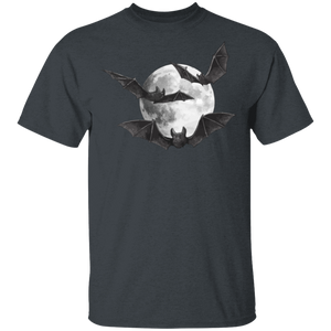 BAT UNDER MOON HALLOWEEN T-SHIRT