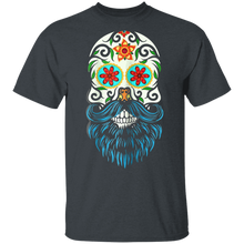 Load image into Gallery viewer, Day Of The Dead Bearded Sugar Skull Halloween Costume Shirt
