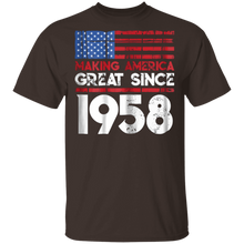 Load image into Gallery viewer, 61th Birthday Gifts Making America Great Since 1958 Shirt

