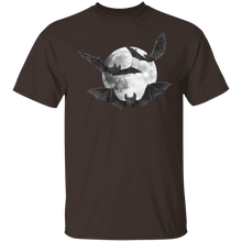 Load image into Gallery viewer, BAT UNDER MOON HALLOWEEN T-SHIRT
