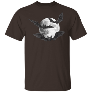 BAT UNDER MOON HALLOWEEN T-SHIRT